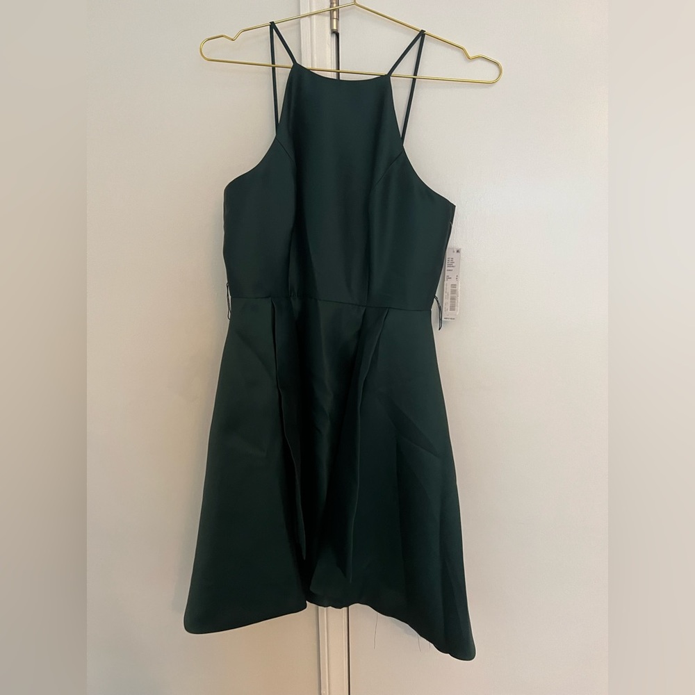 Giani Binni emerald green cocktail dress
